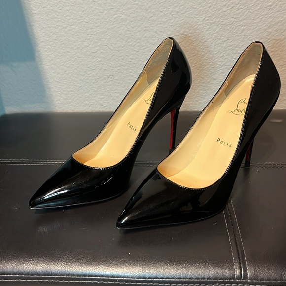 Christian Louboutin Patent Leather Kate 100mm Heels size 41 /10 - Picture 3 of 11